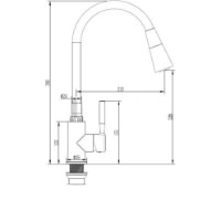 Baterie bucătărie Invena BZ-85-P02-L imaginea #2 — magazin online Desire.md