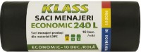 Saci pentru gunoi Klass Economic 240L 10pcs 