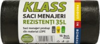 Saci pentru gunoi Klass Intensive 35L 15pcs