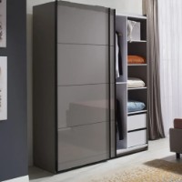 Шкаф-купе Ambianta Space 2.2m Gray фото №3 — интернет-магазин Desire.md