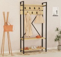 Прихожая Trendy Alfa Black/Sapphire Oak 180x90x33cm GTR001410 фото №1 — интернет-магазин Desire.md