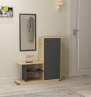 Прихожая Trendy Asia Oak/Anthracit 80x90x30cm GTR005914 фото №4 — интернет-магазин Desire.md