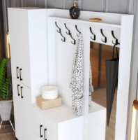 Antreu Trendy Berlin ABC White/Black 200x180x35cm GTR001375 imaginea #3 — magazin online Desire.md