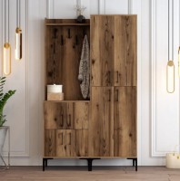 Antreu Trendy Berlin BA Walnut/Black 200x120x35cm GTR001356 imaginea #1 — magazin online Desire.md