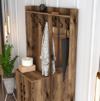 Прихожая Trendy Berlin BC Walnut/Black 200x120.3x35cm GTR001349 фото №3 — интернет-магазин Desire.md