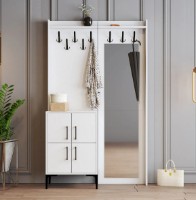 Antreu Trendy Berlin BC White/Black 200x120.3x35cm GTR001355