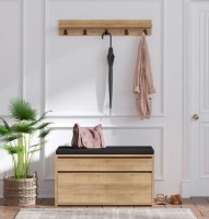 Antreu Trendy Boby Oak/Black 80x42x35cm GTR001336