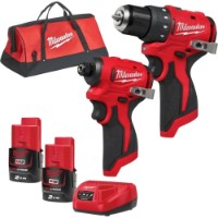 Set Milwaukee M12BLPP2D-202B (4933500139)