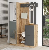 Прихожая Trendy DD7-AA Pine Atlantic/Anthracit 179.7x113.6x37.5cm GTR001391 фото №2 — интернет-магазин Desire.md