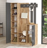 Прихожая Trendy DD7-AA Pine Atlantic/Anthracit 179.7x113.6x37.5cm GTR001391 фото №3 — интернет-магазин Desire.md