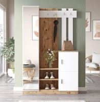 Прихожая Trendy DD7-AW Pine Atlantic/White 179.7x113.6x37.5cm GTR001390 фото №1 — интернет-магазин Desire.md