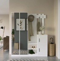 Antreu Trendy DD8-W White 179.7x147.2x37.5cm GTR001397 imaginea #1 — magazin online Desire.md