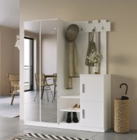 Antreu Trendy DD8-W White 179.7x147.2x37.5cm GTR001397 imaginea #2 — magazin online Desire.md