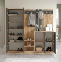 Antreu Trendy DD9-AA Pine Atlantic/Anthracit 180x187.2x37.5cm GTR001402 imaginea #3 — magazin online Desire.md