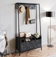 Antreu Trendy Devin Black/Marble 94x180x35cm GTR005923 imaginea #2 — magazin online Desire.md