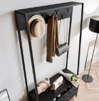 Antreu Trendy Devin Black/Marble 94x180x35cm GTR005923 imaginea #3 — magazin online Desire.md