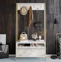 Antreu Trendy Devin White/Marble 94x180x35cm GTR005925 imaginea #1 — magazin online Desire.md