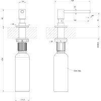 Dozator detergent lichid Gessi Kitchen 29660-726 imaginea #2 — magazin online Desire.md