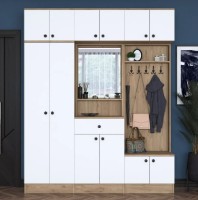 Antreu Trendy EA108 2428 Walnut/White 226.4x179.6x37.5cm GTR001431 imaginea #1 — magazin online Desire.md