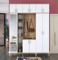 Antreu Trendy EA121 2765 Walnut/White/Gold 240x180x37.5cm GTR001434