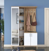 Прихожая Trendy EA109 2695 Walnut/White 198.6x120x37.5cm GTR001423