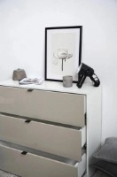 Комод Fabrik Home Hardy 3 White Ash/Light Grey фото №5 — интернет-магазин Desire.md