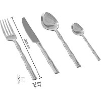 Набор столовых приборов Secret de Gourmet Bambou (52030) 24pcs фото №5 — интернет-магазин Desire.md