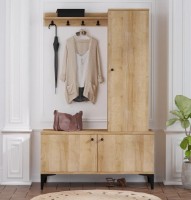 Прихожая Trendy Lex Oak/Black 110x175x40cm GTR005938