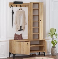 Прихожая Trendy Lex Oak/Black 110x175x40cm GTR005938 фото №2 — интернет-магазин Desire.md