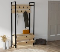 Antreu Trendy Manolya Sapphire Oak/Black 180x90x33cm GTR001412 imaginea #3 — magazin online Desire.md