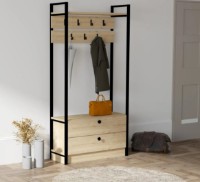 Antreu Trendy Manolya Sapphire Oak/Black 180x90x33cm GTR001412