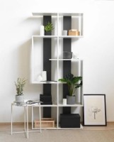 Стеллаж Fabrik Home Nr.3 White Ash/Basalt фото №4 — интернет-магазин Desire.md