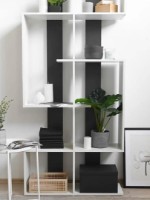 Стеллаж Fabrik Home Nr.3 White Ash/Basalt фото №3 — интернет-магазин Desire.md