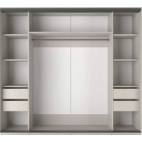 Шкаф-купе Fabrik Home Oslo 1 216x60x240 Cashmere фото №3 — интернет-магазин Desire.md