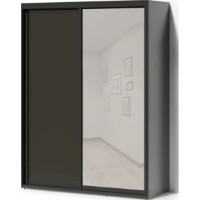 Шкаф-купе Fabrik Home Oslo one mirror 1600 Basalt