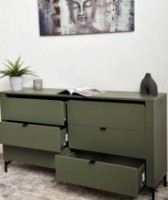 Комод Fabrik Home Velori Smoky Green фото №3 — интернет-магазин Desire.md