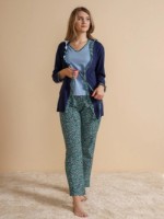 Пижама Bumbacel WPJ3562_4121-1225_S6 Blue, s.XL