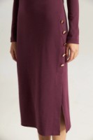 Rochie dame Bumbacel WR43032K_1716_S5 Red, s.M imaginea #2 — magazin online Desire.md