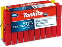 Clești rufe Tonkita Red 20pcs (TK45)