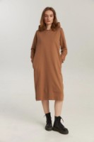 Женское платье Bumbacel WRT1680_1324_S5 Brown, s.XXL фото №1 — интернет-магазин Desire.md