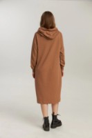 Женское платье Bumbacel WRT1680_1324_S5 Brown, s.XXL фото №2 — интернет-магазин Desire.md