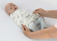 Plic pentru bebeluși Bright Starts Monogram: Ingenuity Swaddle Me Born Free 0-3m (17381-071) imaginea #3 — magazin online Desire.md