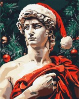 Tablou pe numere Brushme David Is In A New Year's Mood (BS54209)