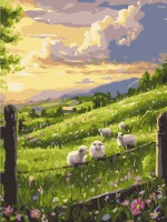 Tablou pe numere Brushme Spring Lawn (RBS54293)