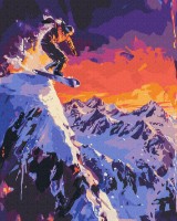 Tablou pe numere Brushme Покоритель гор 40x50cm (BS54104)