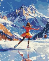 Tablou pe numere Brushme Танец на льду 40x50cm (BS54113)