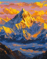 Tablou pe numere Brushme Солнце над горами 40x50cm (BS54490)