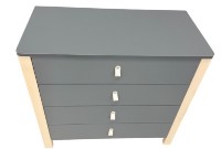 Детский комод Eucalyptus Karol Plus Graphite/Natural (DSK-KP04) фото №3 — интернет-магазин Desire.md