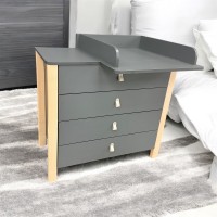 Детский комод Eucalyptus Karol Plus Graphite/Natural (DSK-KP04) фото №9 — интернет-магазин Desire.md