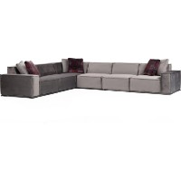 Canapea de colț Trendy Lego 1 L1-O1-C-O1-O1-1R Cream 388x300x76cm GTR003683 imaginea #5 — magazin online Desire.md